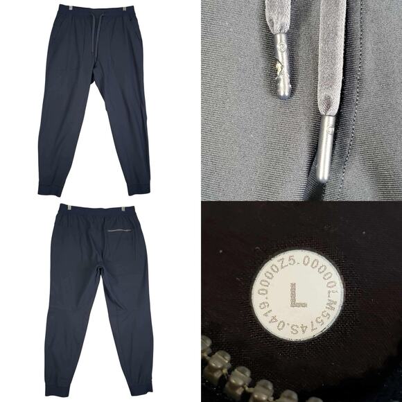 Lululemon ABC Jogger Warpstreme Navy Blue Men's Pants Size Large L Athletic - Picture 1 of 9